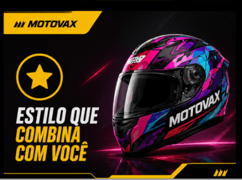 Capacete de moto - Motovax - peças de motos