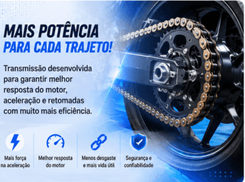 Transmissão de moto - Motovax